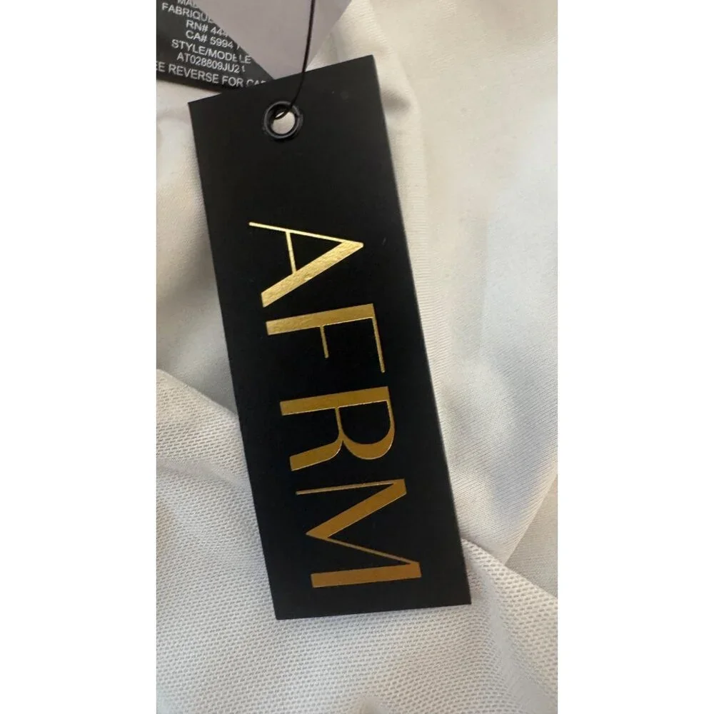2/$30 AFRM M Halter Tie-Back Top Multicolor Polyester Spandex Blend - Picture 4 of 14